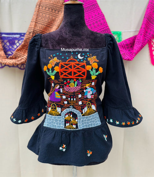 Blusa Ireri Altar Tzintzuntzan