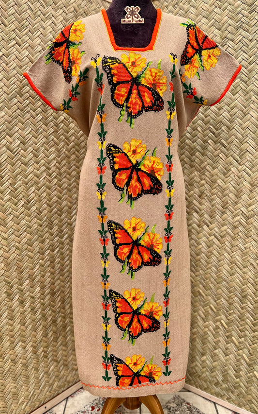 Vestido Monarcas y Girasoles