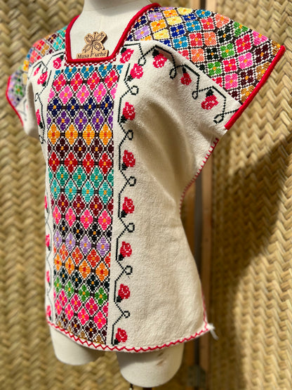 Huanengo Greca Florecitas