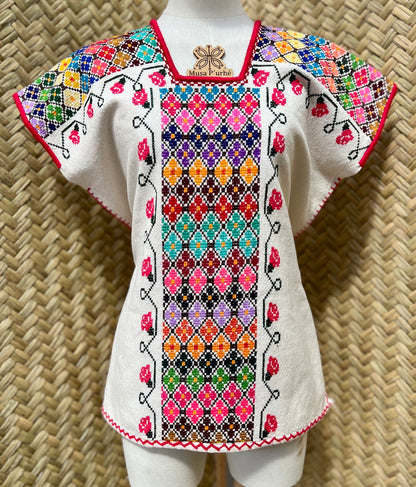 Huanengo Greca Florecitas