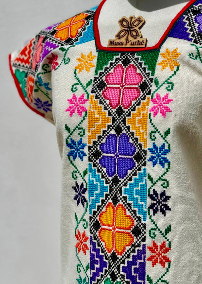 Huanengo greca floral