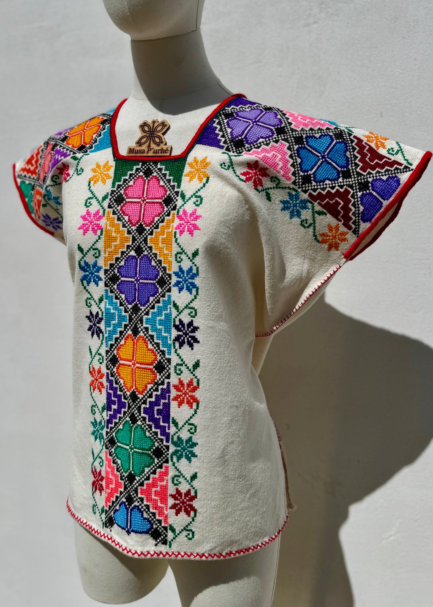 Huanengo greca floral