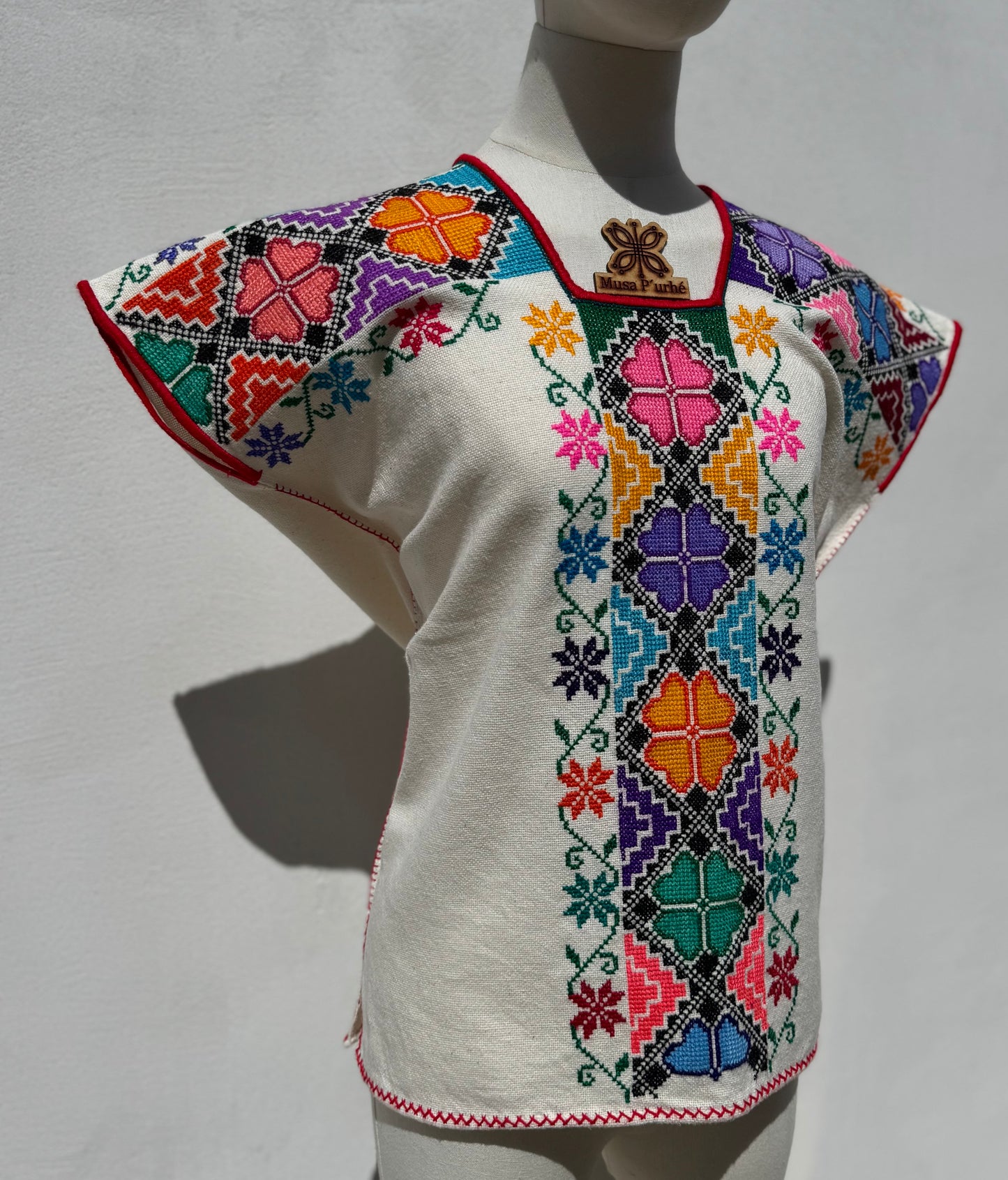 Huanengo greca floral