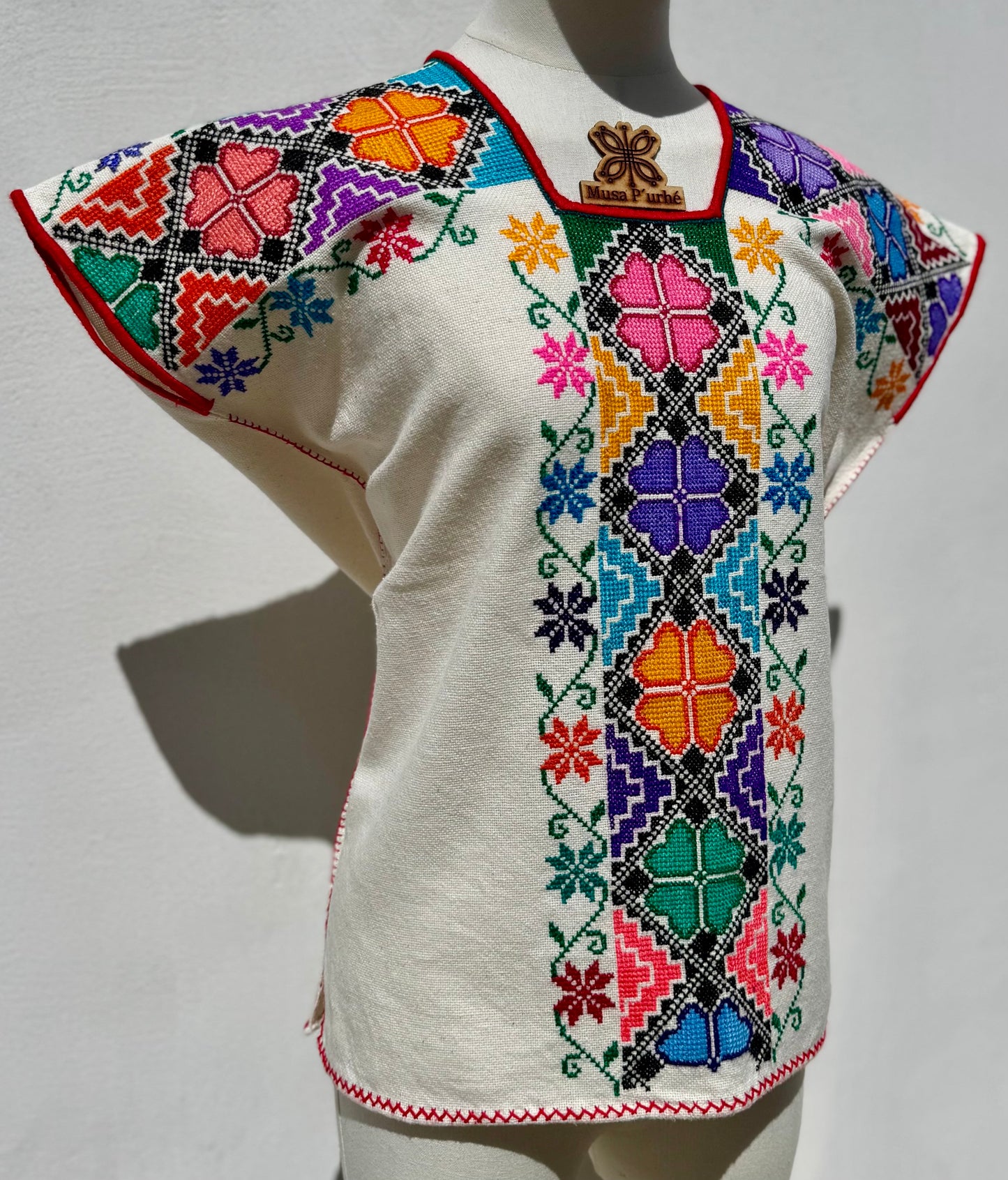Huanengo greca floral