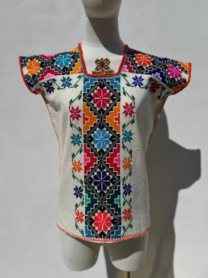 Huanengo Greca flor y piramides
