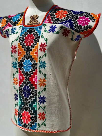 Huanengo Greca flor y piramides