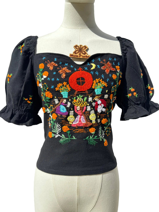 Blusa Ireri Corona y Ofrendas