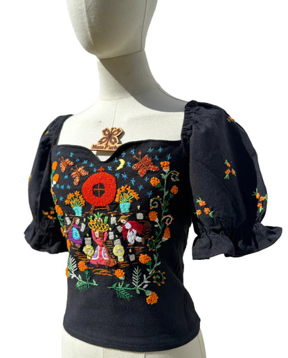 Blusa Ireri Corona y Ofrendas