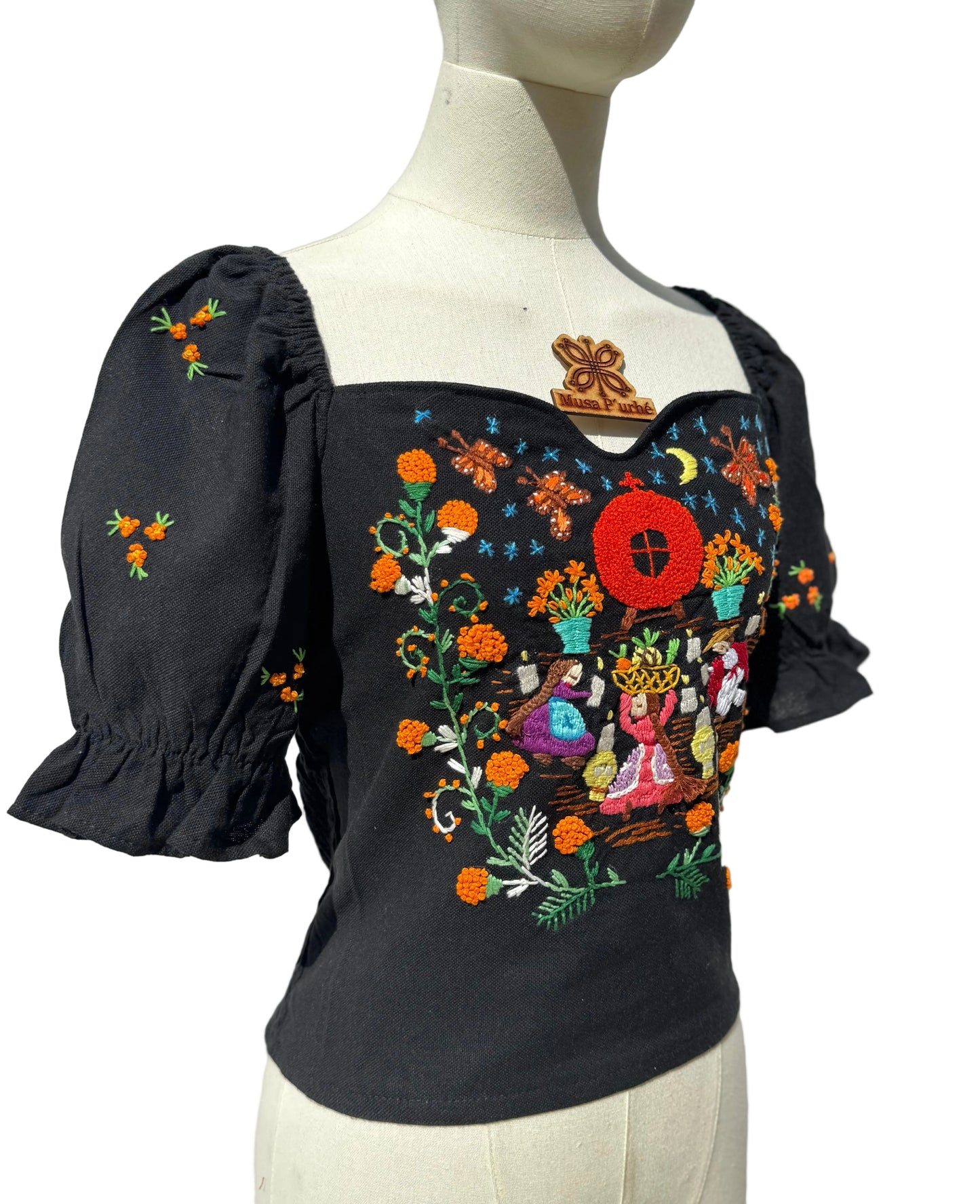 Blusa Ireri Corona y Ofrendas