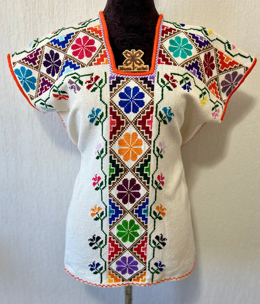 Huanengo Greca Florecitas