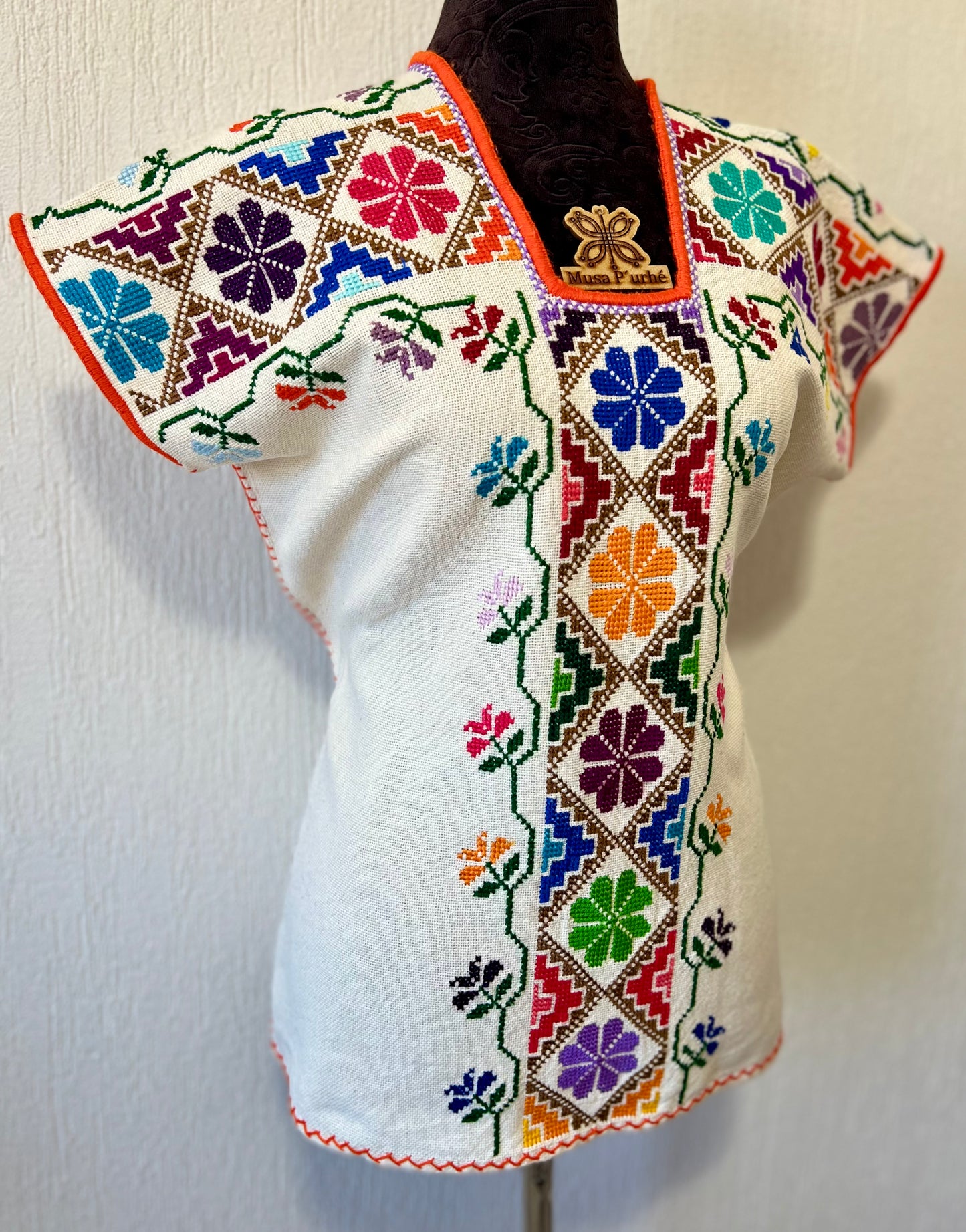 Huanengo Greca Florecitas