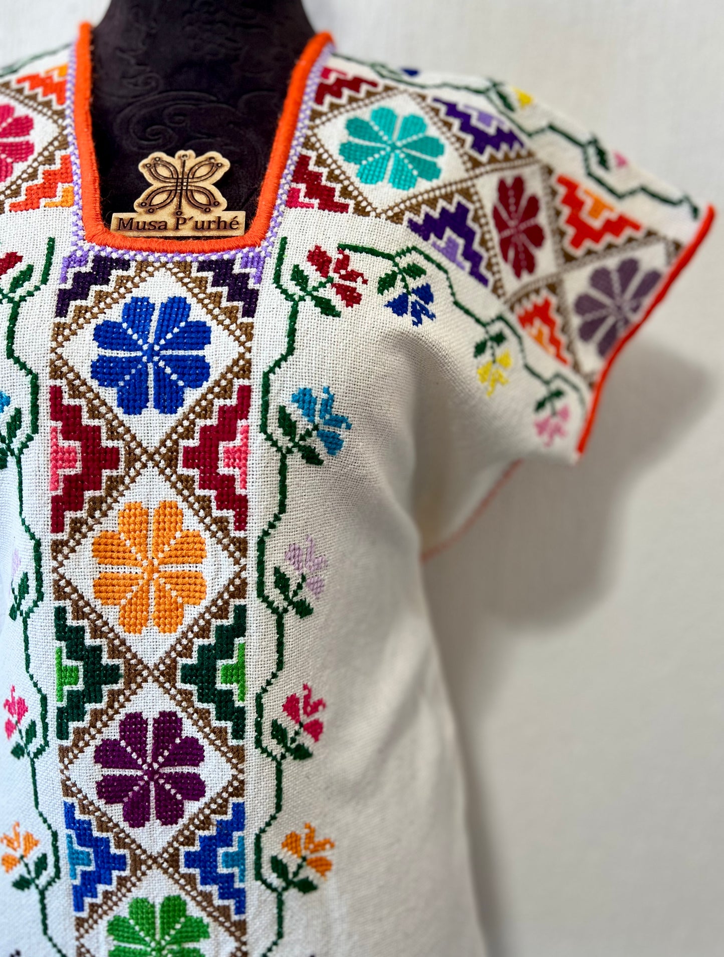 Huanengo Greca Florecitas