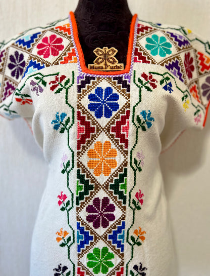 Huanengo Greca Florecitas