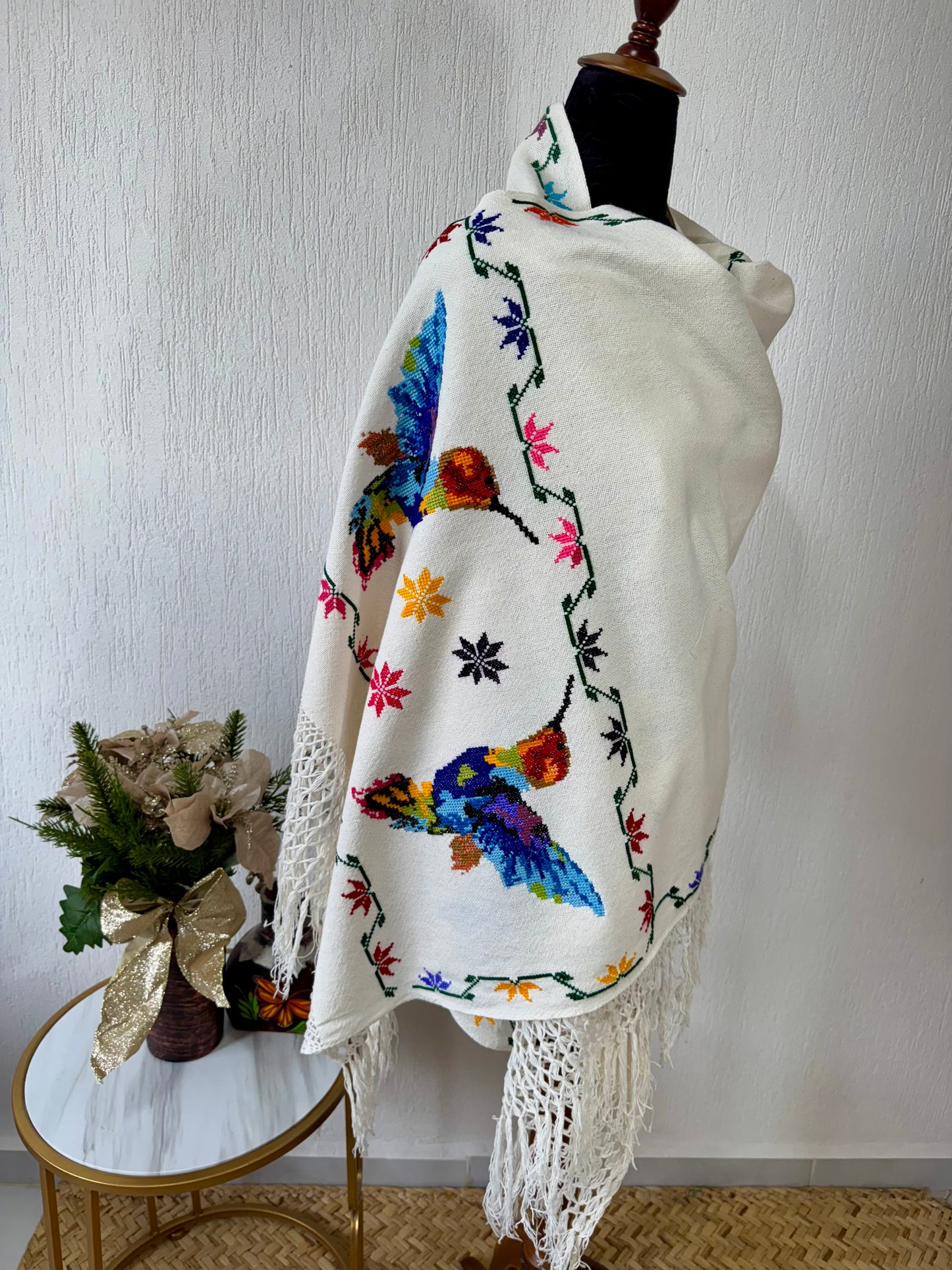 Rebozo Tzintzuni “Colibrí”