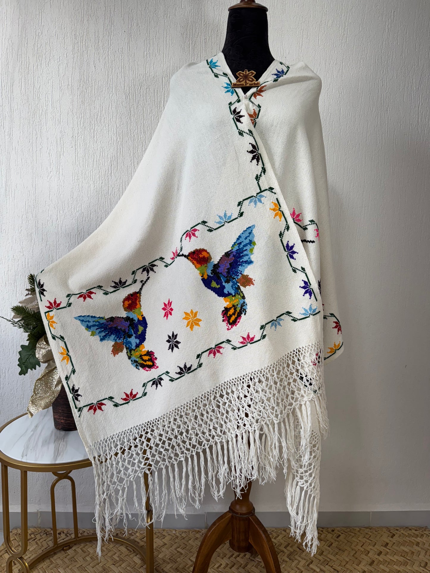 Rebozo Tzintzuni “Colibrí”