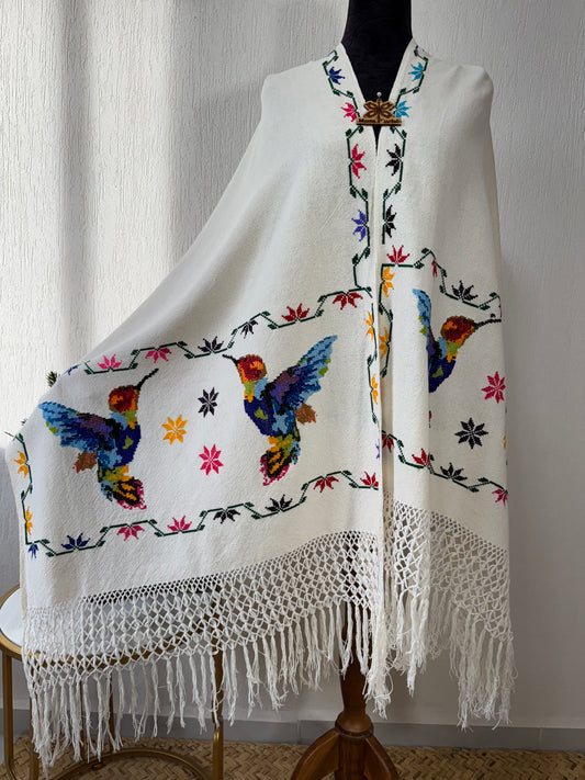 Rebozo Tzintzuni “Colibrí”