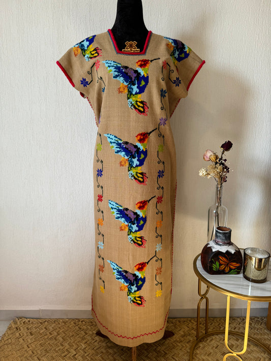 Vestido “Tzintzuni” Colibrí