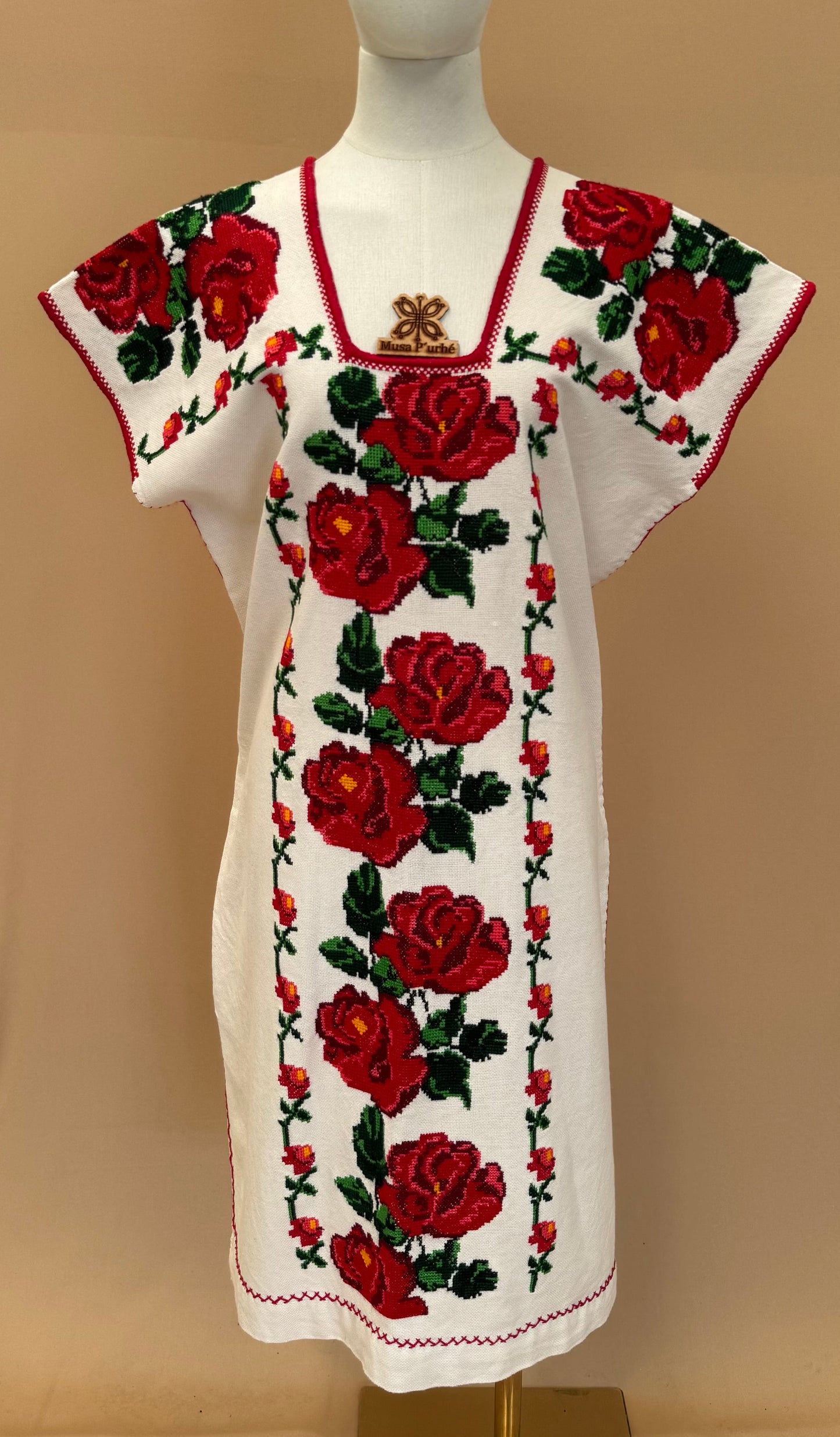 Huanengo Largo Rosas Rojas