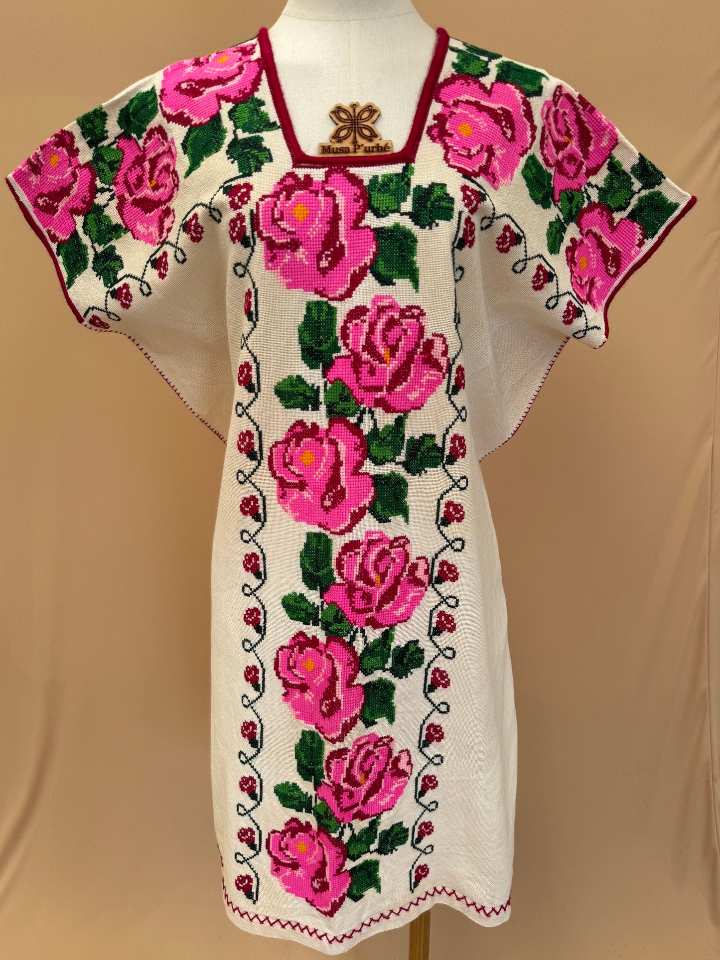 Huanengo blusón Rosa María