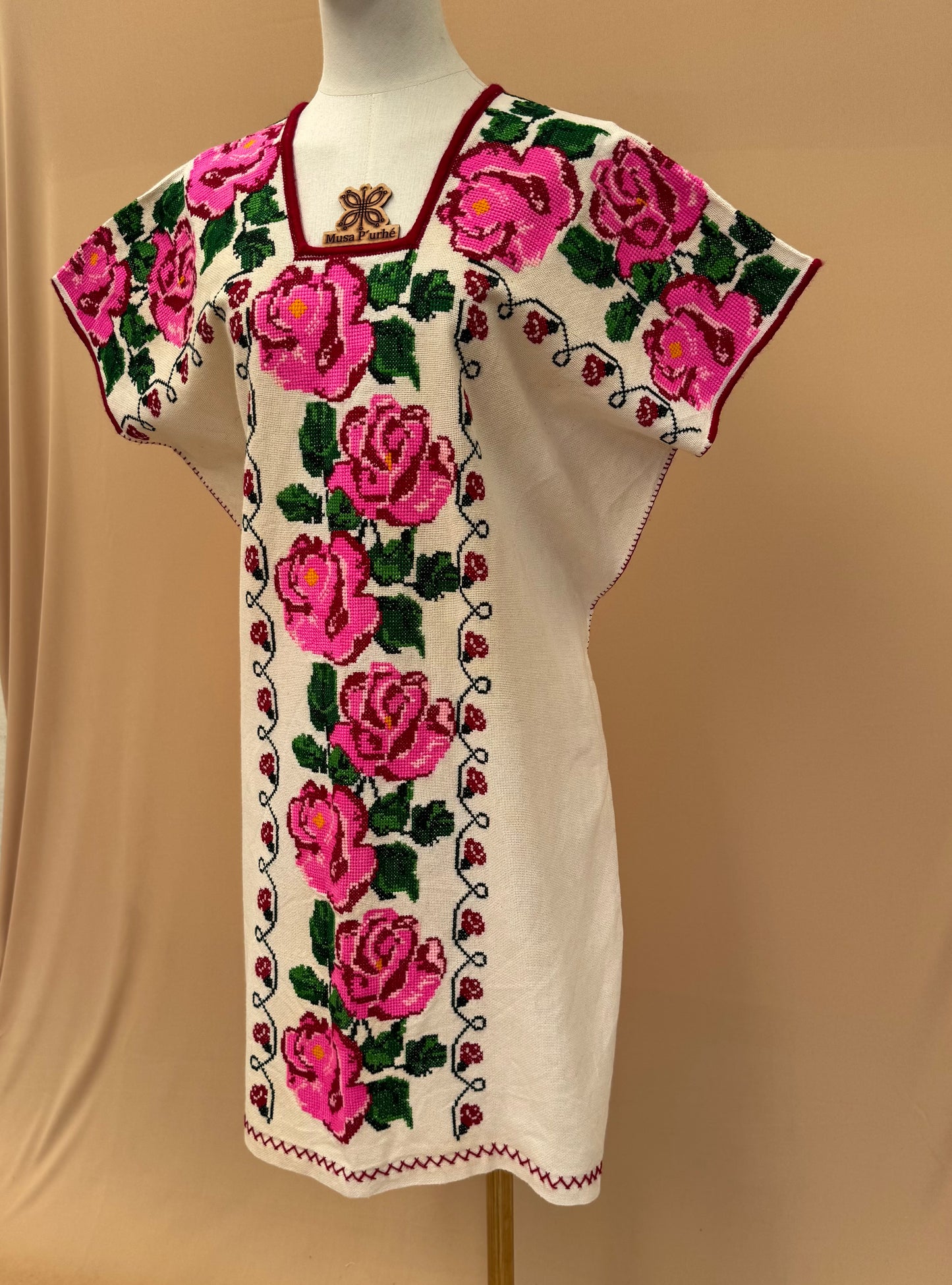 Huanengo blusón Rosa María