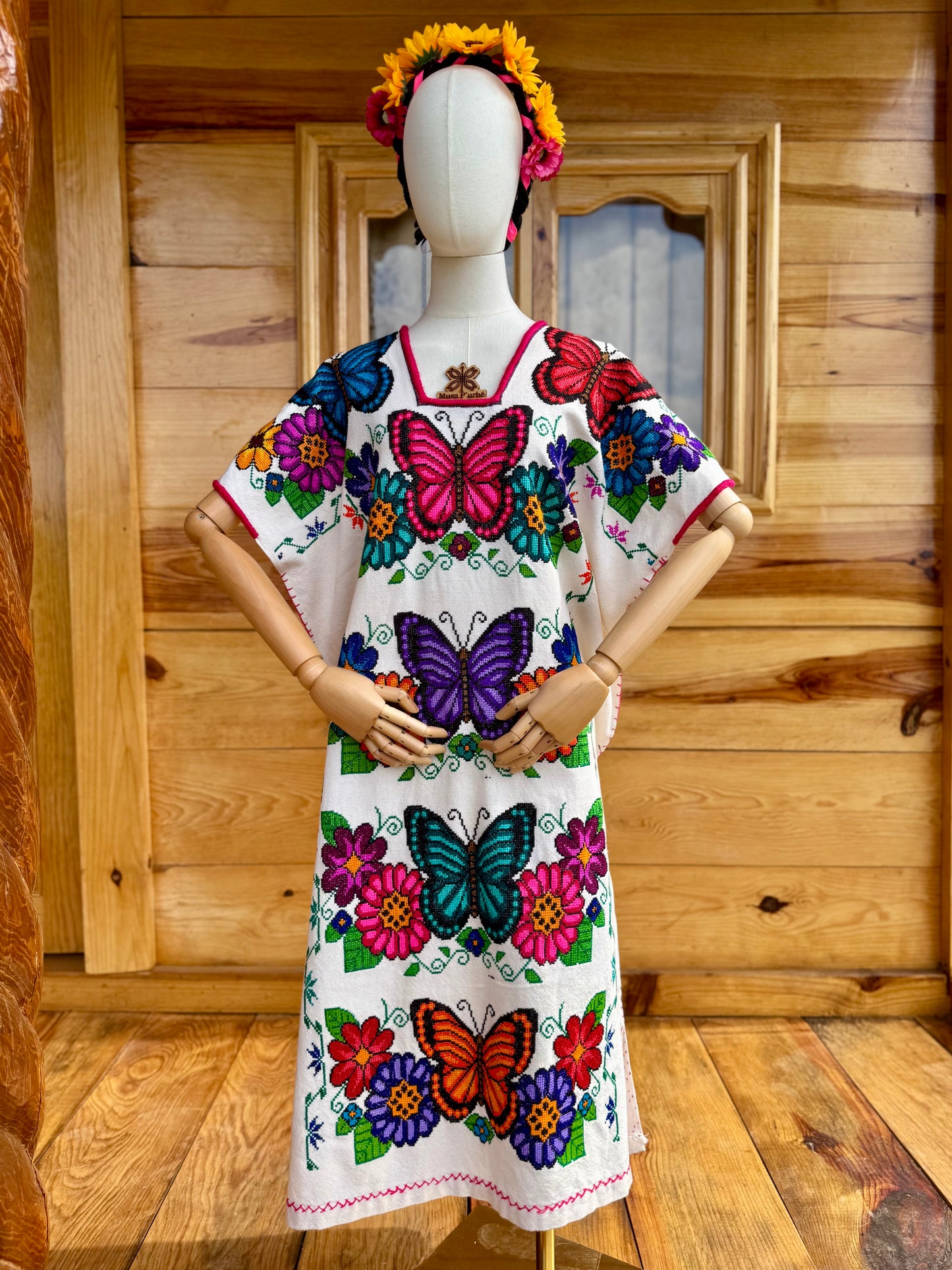 Vestido mariposas viajeras