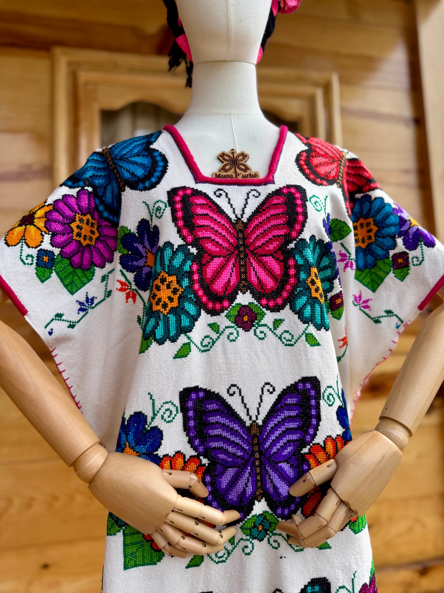 Vestido mariposas viajeras