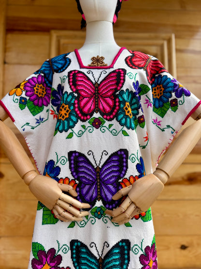 Vestido mariposas viajeras