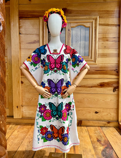 Vestido mariposas viajeras