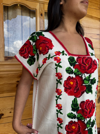 Huanengo Largo Rosas Rojas