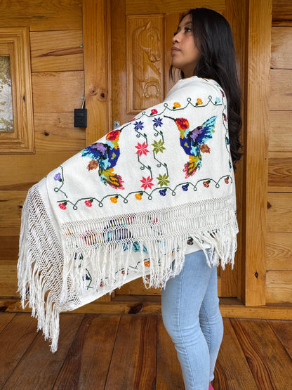 Rebozo Tzintzuni “Colibrí”