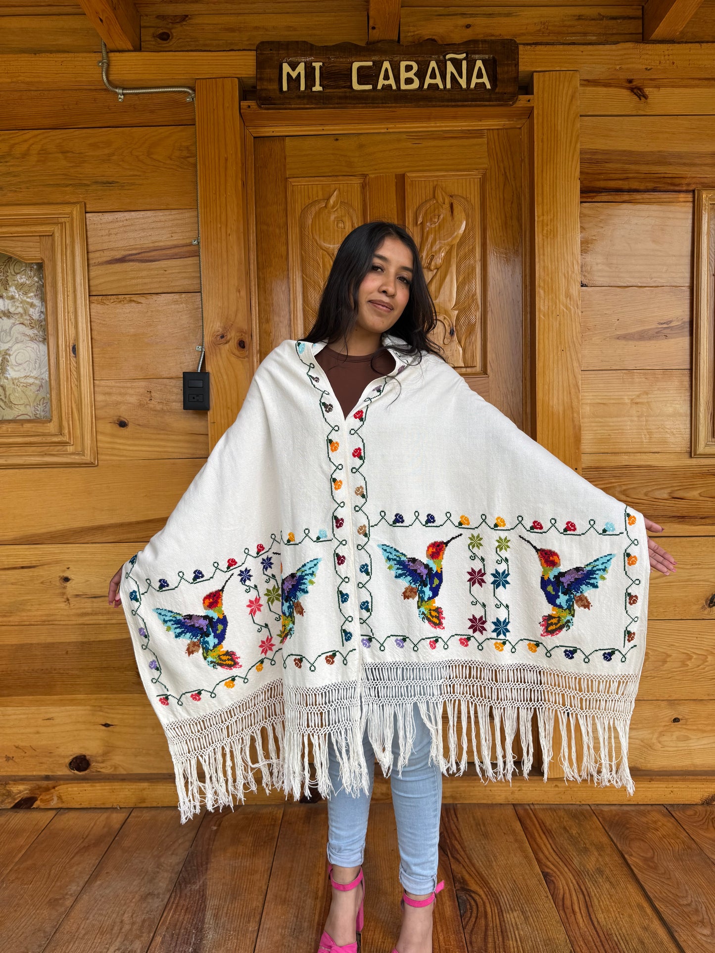 Rebozo Tzintzuni “Colibrí”